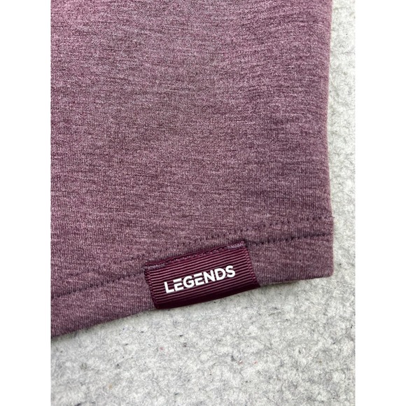 Legends Hawthorne Tech Hoodie Mens 2XL Purple Stretch Jersey Pullover Sweatshirt - Picture 5 of 9